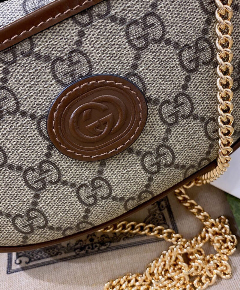 Gucci GG Half-moon-shaped Mini Bag 726843
